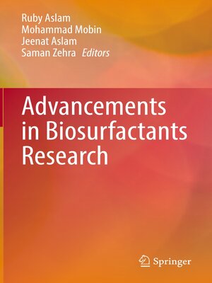 cover image of Advancements in Biosurfactants Research